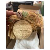Marshall Field's Straw Ornament in Box