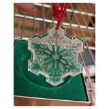 Lenox 2001 Crystal Snowflake Ornament