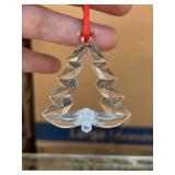 Gorham Full Lead Crystal Tree Ornament