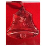 Orrefors 1993 Crystal Holiday Ornament