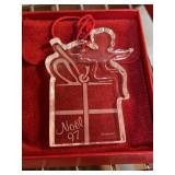 Baccarat Noï¿½l 1997 Crystal Ornament