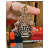 Lenox 1994 Crystal Christmas Tree Ornament