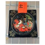 1990 Palekh Porcelain Ornament USSR