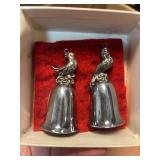 Reed & Barton Silver Bells with Bird Finials