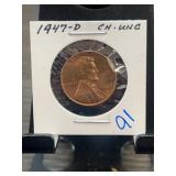 1947-D Lincoln Wheat Cent Uncirculated