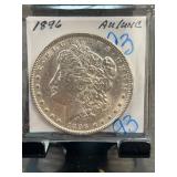 1896 Morgan Silver Dollar AU/UNC