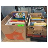 Two Boxes Mixed Hardcovers and Paperbacks