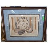 Signed DeShon 'Native Artifacts' Print, Fr.