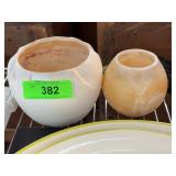 Round Decorative Vases White Mt More