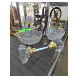 Glass Door Knobs With Brass Hardware