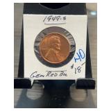 1949-S Lincoln Wheat Cent Gem BU