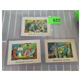 Treasure Island Illustrated Trading Cards Set