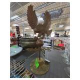 Brass Eagle Weathervane Tabletop Decor