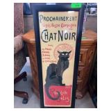 Framed Le Chat Noir Poster