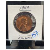 1949 Lincoln Wheat Cent, Choice Uncirculated