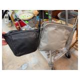 Cole Haan and Gray Leather Crossbody Bags