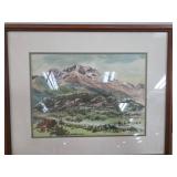 EE Herrmann Original Watercolor Landscape