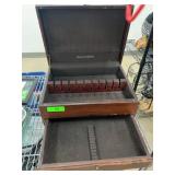 Wallace Sterling Wooden Flatware Chest