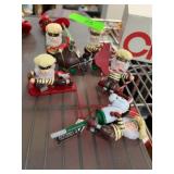 5 Hershey's Santa Ornaments