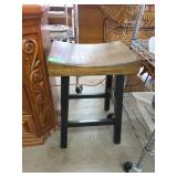 Wood and Metal Counter Height Stool