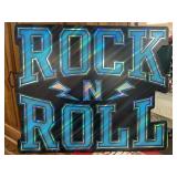 Rock N Roll Wall Sign, 24' x 20'