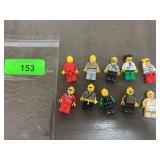 10 Assorted LEGO Minifigures