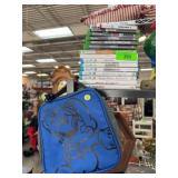 Nintendo Mario Game Case and 13 Video Games