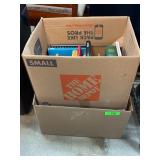 Box Lot of Mixed Books and Magazines