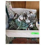 Faux Succulents and Cotton Stems