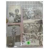 Four Native American-Themed Postcard