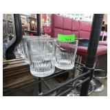 8 Crown Royal Etched Glass Tumblers