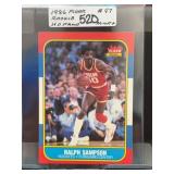 1986 Fleer Ralph Sampson Rookie Card #97