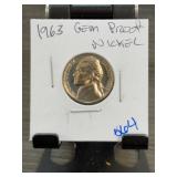 1963 Jefferson Nickel Gem Proof