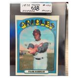 1972 Topps Frank Robinson #100 Baseball Card