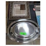 Stainless Steel Lidded Serving Platter