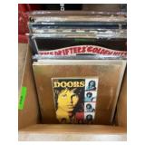 Box Lot of Classic Rock and Pop LP Records