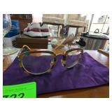 Gucci Prescription Eyeglasses Multicolor Gold