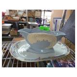 Winterling Bavaria Blue and White Gravy Boat