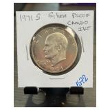 1971-S Eisenhower Silver Proof Dollar