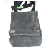Patricia Nash Gray Suede Crossbody Bag