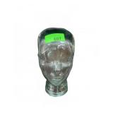 Clear Glass Mannequin Head Display