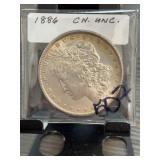 1886 Morgan Silver Dollar CH. UNC.