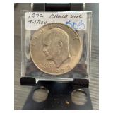 1972 Eisenhower Dollar Choice Uncirculated