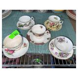 Bone China Teacup and Saucer Set