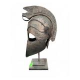 Greek-Style Corinthian Helmet Sculpture