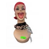 Female Mannequin Bust With Red Hair