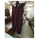 Alexand McQueen MCQ Maroon Trousers, Size Unknown
