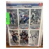 1993 McDonald's Cowboys GameDay Card Sheets
