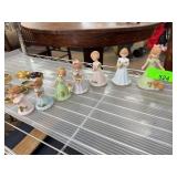 7 Growing Up Birthday Girl Figurines