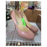 Brian Atwood Nude Leather Heels 40.5
